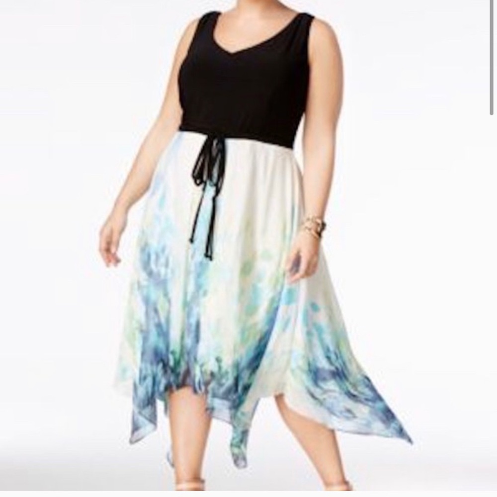 SLNY Sleeveless MIDI Dress Size 14